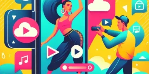 "Person using a smartphone to download TikTok videos with a user-friendly video downloader app, showcasing the convenience of TikTok video downloading."