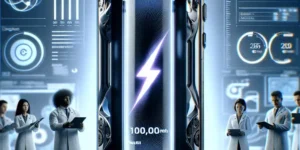 "Honor smartphone prototype featuring a 10,000 mAh battery showcased at tech event 2026, emphasizing innovative design and battery life advancements."