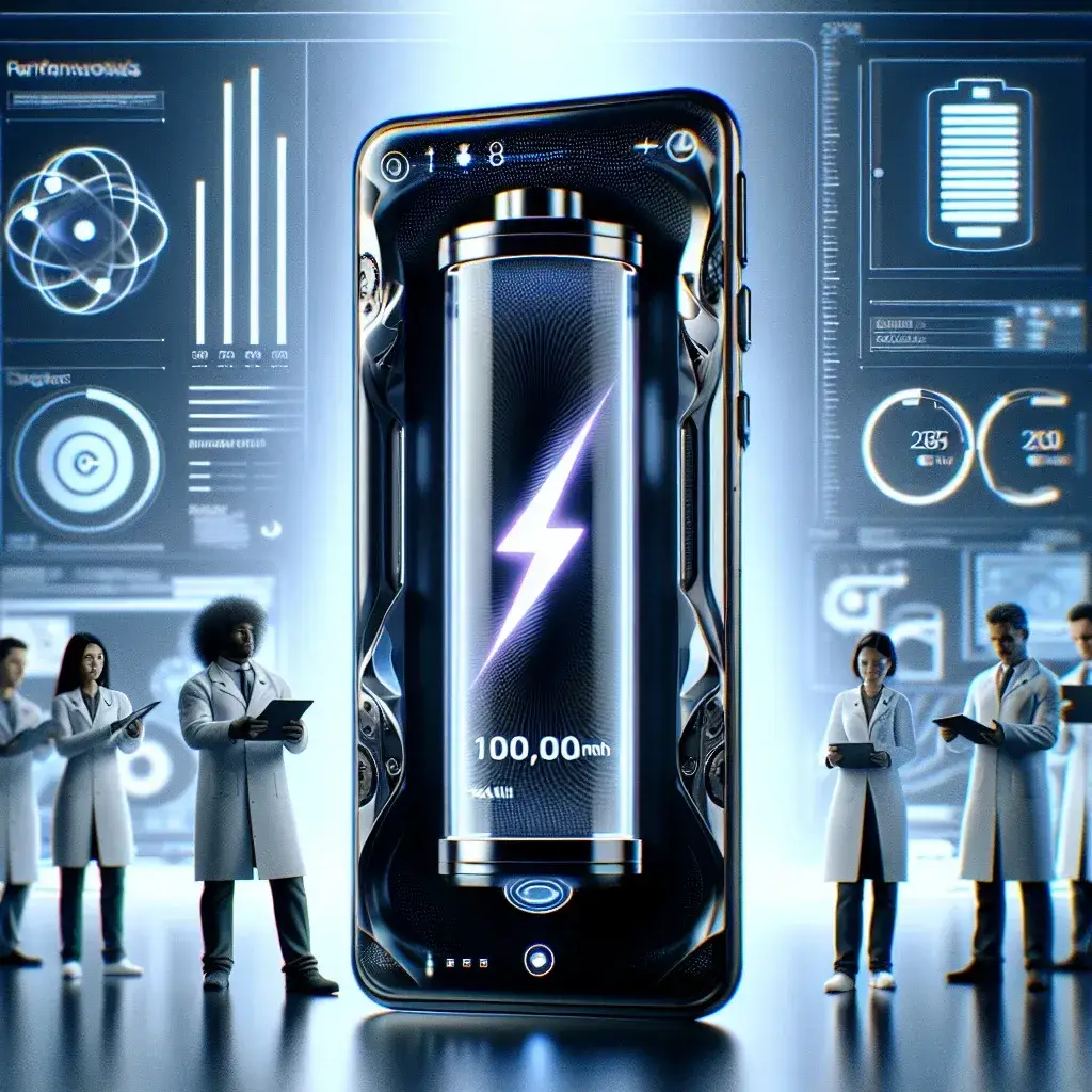 "Honor smartphone prototype featuring a 10,000 mAh battery showcased at tech event 2026, emphasizing innovative design and battery life advancements."